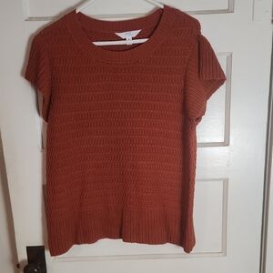 Time and Tru Women's Sweater in Rust
